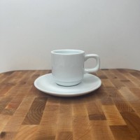 Набір кавовий порцеляновий 2 предмети чашка 90 мл та блюдце