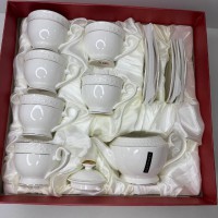 Набір чайний 13 предметів (6 чаш.280 мл з блюд, зав. 850 )