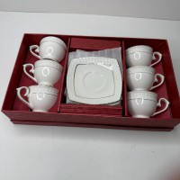 Набір кавовий 12 предметів (6 чашок 90 мл з блюд.)