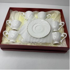 Сервіз кавовий «Снігова Королева Хвиля» 12 предметів