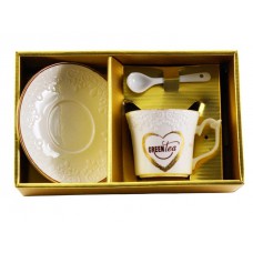 Набір чашка 180 мл + блюдце в подарунковій упаковці 