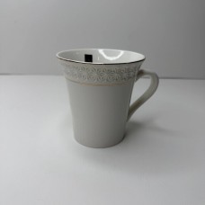 Кухоль круглий, біла порцеляна 340 мл