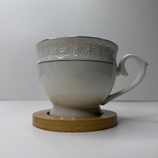 Чашка 280 мл «Снігова Королева» на бамбуковій підставці Interos