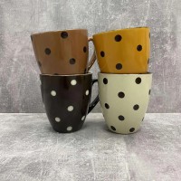 Чашка 540 мл керамічна «Горох» 