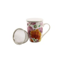 Чашка 330 мл керамічна з ситом 