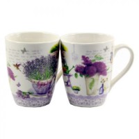 Чашка 330 мл «Лаванда» MIX