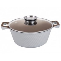 Каструля 3,6 л алюмінієва біла