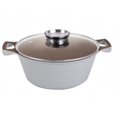 Каструля 3,6 л алюмінієва біла