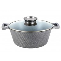 Каструля 3,6 л алюмінієва сіра