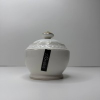 Цукорниця 300 мл кругла «Снігова Королева» Interos 