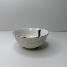 Салатник круглий біла порцеляна 5″