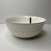 Салатник круглий біла порцеляна 8″