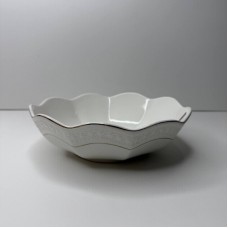 Цукерниця біла порцеляна кругла 895 мл 20 см