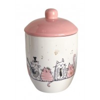 Цукорниця керамічна 520 мл «Співаючі котики»