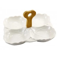 Менажниця 4-х секційна 22,5 см Interos