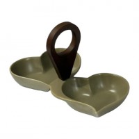 Менажниця 2-х секційна 23 см