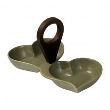 Менажниця 2-х секційна 23 см