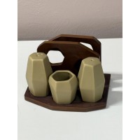 Набір для спецій на підставці 