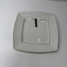 Тарілка мілка кругла біла порцеляна 8″