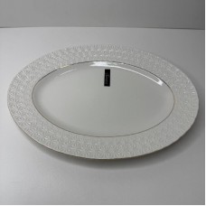 Тарілка мілка овальна біла порцеляна 12,25″