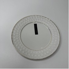 Тарілка мілка кругла біла порцеляна 6,5″