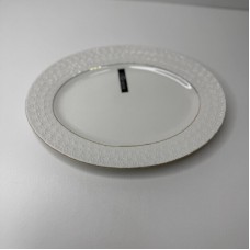 Тарілка мілка овальна біла порцеляна 10″