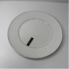 Тарілка порцелянова біла мілка кругла 9" 228823-А