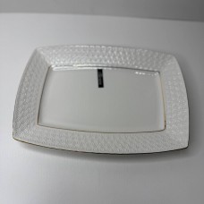 Блюдо прямокутне біла порцеляна 39 см