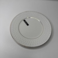 Тарілка мілка кругла біла порцеляна 7,5″