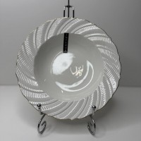 Тарілка глибока 22 см «Снігова Королева Хвиля» Interos