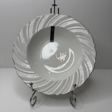 Тарілка глибока 22 см «Снігова Королева Хвиля» Interos