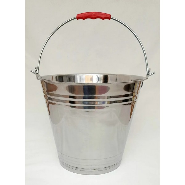Відро 16 л нержавіюча сталь без кришки B0006-16 Zauberg
