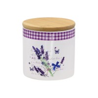 Банка керамічна 450 мл Лаванда