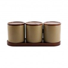 Набір банок 450 мл 3 шт на підставці 