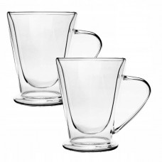 Набір чашок 250 мл з подвійними стінками 2 шт