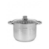 Каструля 15,5 л зі скляною кришкою