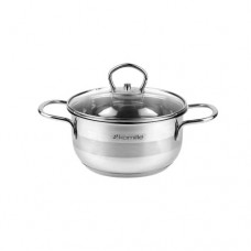 Каструля 1 л зі скляною кришкою 14 см