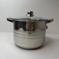 Каструля 6,0 л зі скляною кришкою