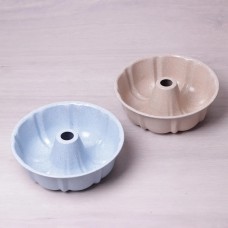 Форма 25,3 см для запікання (блакитний та бежевий мармур)