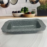 Форма для випічки, сірий мармур, 28,5x14,8x5,2 см
