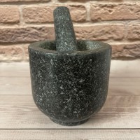 Ступка з товкачем мармурова 12×12 см
