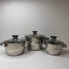 Набір каструль 1,7/2,4/4,4