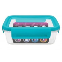 Контейнер для їжі скляний з кришкою MakxMark