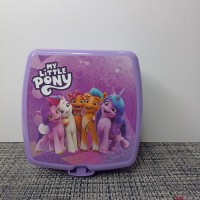 Ланч бокс для дітей з приборами My little pony