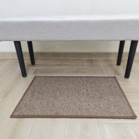Килимок тафтинговий 40×60 см коричневий
