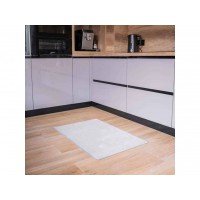 Килимок 45×75 см шерсть сірий 