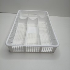 Лоток 20×30 см для столових приборів білий