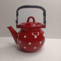 Чайник 0,7 л Червона полька