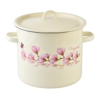 Каструля 7,0 л Магнолія (молочна)