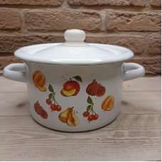 Каструля 2,0 л Фруктовий оазис (біла)